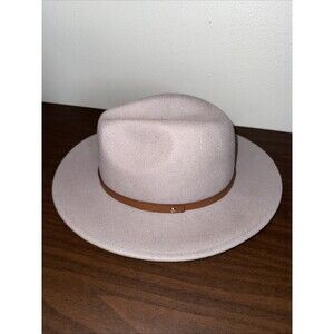 Free People Dusty Purple 100% Wool Fedora Women's Hat One Size Festival Boho